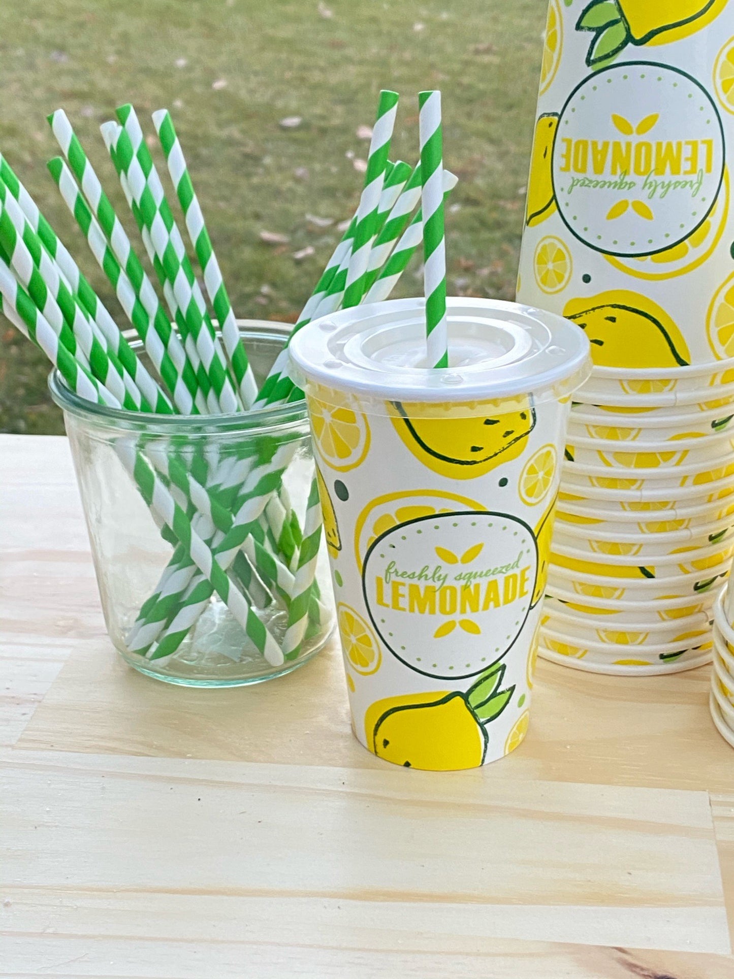 JJ Lemon Lemonade Cups -- 16oz (50 CT)