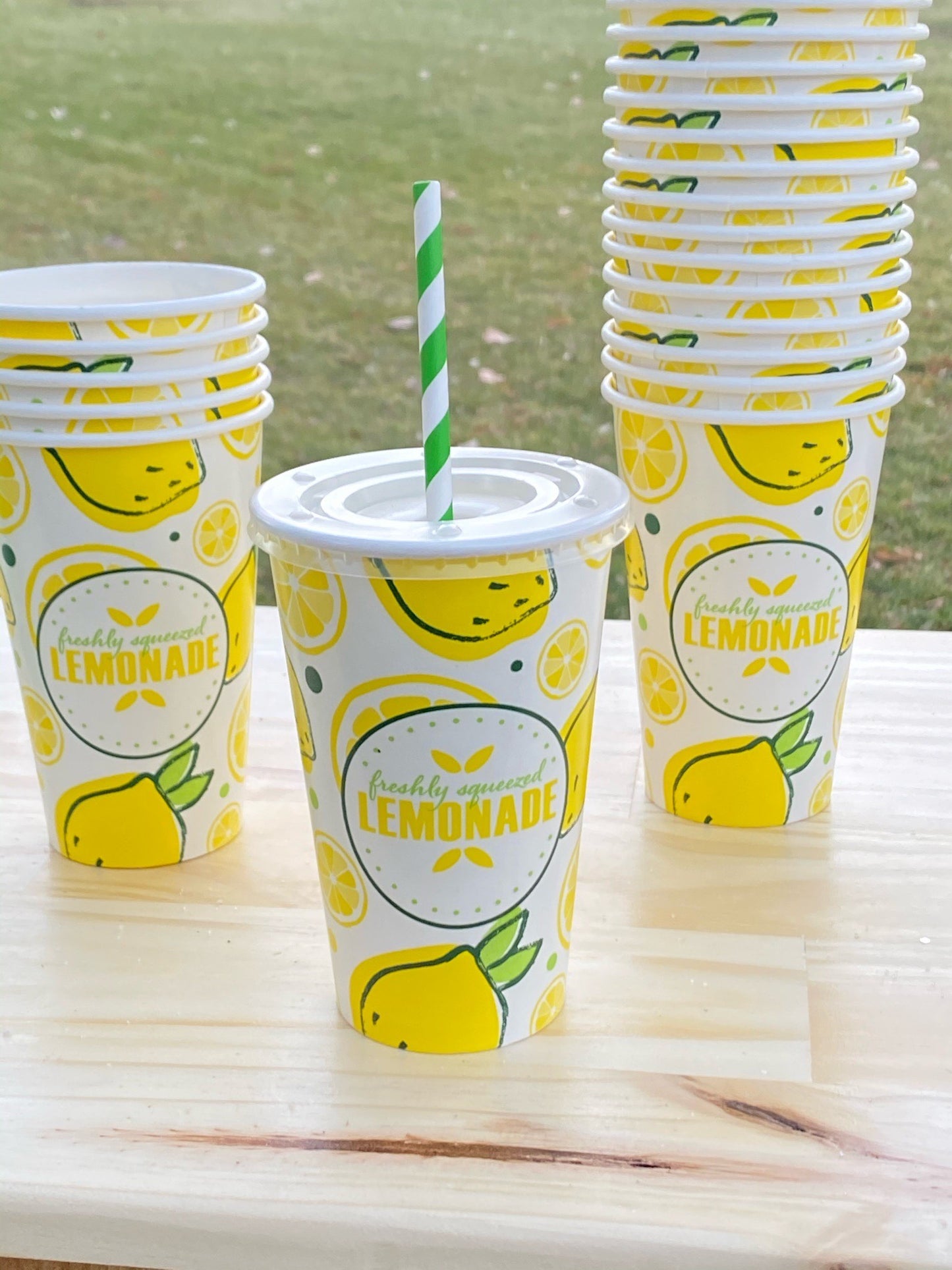JJ Lemon Lemonade Cups -- 16oz (50 CT)